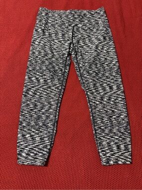 Calvin Klein Black and White Marled Women’s Leggings